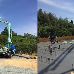 ノースヒルズ動物病院③（基礎コンクリート打設）