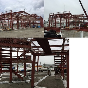 入江工芸社新社屋新築工事⑤（鉄骨建方）
